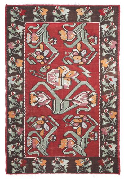 GÖÇMEN KİLİM KLASİK KIRMIZI 205x302